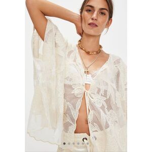 Free People Willow Tie Front Cape